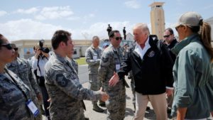 El presidente de Estados Unidos, Donald Trump, prometió en Puerto Rico continuar ayudando a la recuperación de la isla tras la devastación que dejó el huracán María hace casi dos semanas.