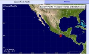 Tormenta tropical Ramón se forma frente a la costa de México