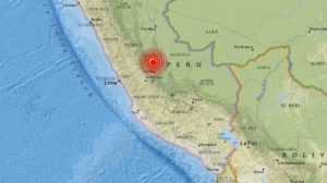 Se registra un sismo de magnitud 5,7 en Perú
