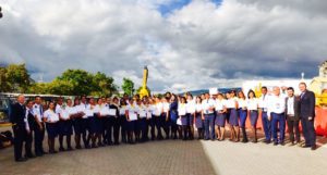 Estudiantes de sobrecargo realizan práctica en Colombia