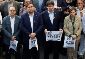 Fiscalía Española pide prisión incondicional para ocho ex miembros gobierno catalán 