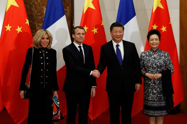 Macron respalda Ruta de la Seda, pero advierte del riesgo de "hegemonía" China