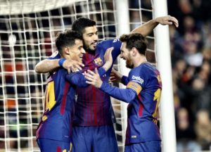 Lionel Messi y Luis Suárez protagonizan paliza del Barcelona al Girona 