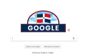 Google celebra con su doodle la independencia de los dominicanos