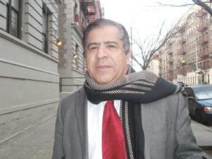 
NUEVA YORK._ El ex general Rafael Percival Peña, declara que se está produciendo una ramfismanía en todo  el país con las aspiraciones del nieto de Trujillo. (Foto Miguel Cruz Tejada)