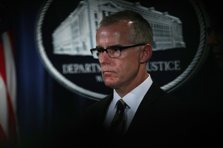 El exsubdirector del FBI McCabe, blanco de Trump, fue despedido