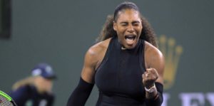 Serena William por todo lo alto regresa al tenis; gana primera ronda del Indian Wells