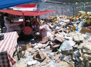 Comerciantes denuncian cúmulo de basura en el mercado fronterizo de Jimaní