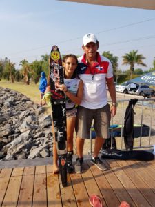 Dominicana Francesca Pigozzi gana plata en Campeonato de Esquí Náutica en México