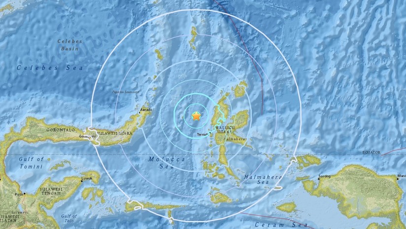 Se registra sismo de magnitud 5,9 cerca de las costas de Indonesia