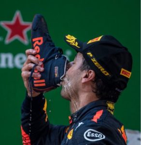 Daniel Ricciardo de Red Bull sorprendió en el Gran Premio de China