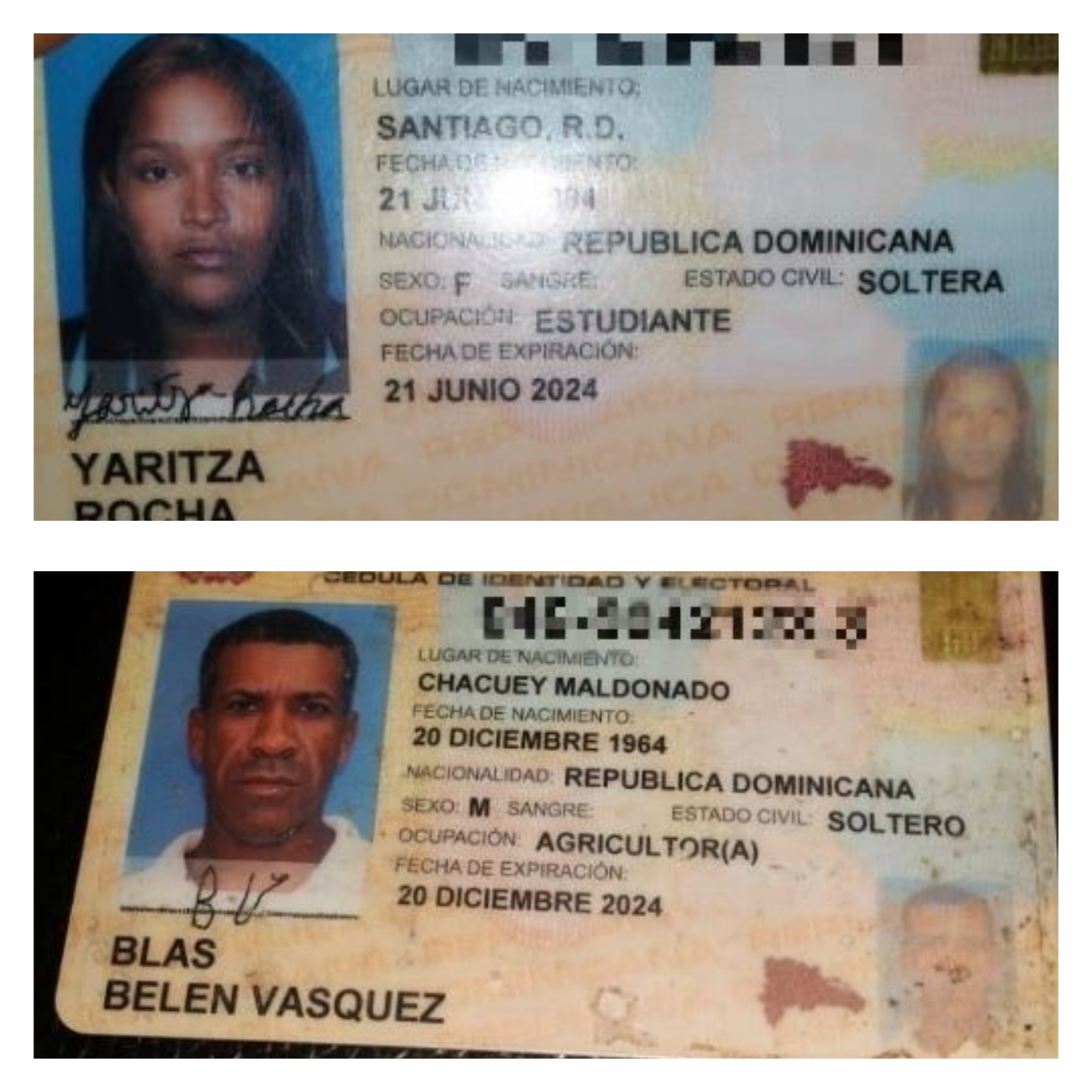 Identifican víctimas mortales de confusa balacera en Cotuí  