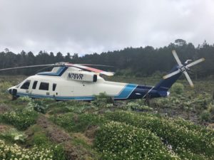 Helicóptero donde iba ministro de Medio Ambiente obligado a aterrizar por percance