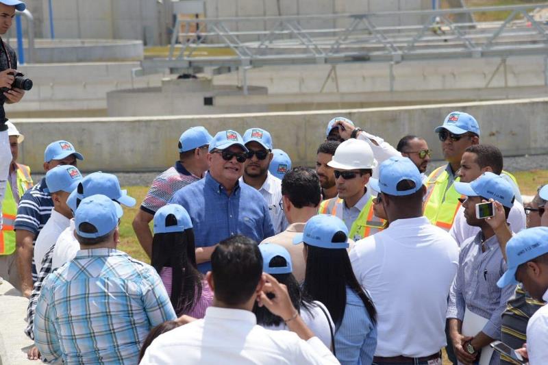Estación Depuradora de Aguas Residuales que construye Gobierno a través de la CAASD a beneficio de 450,000 personas alcanza 97% de avance