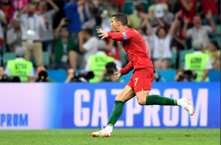 Hat-trick de CR7 empata partido Portugal-España en el Mundial de Rusia 2018