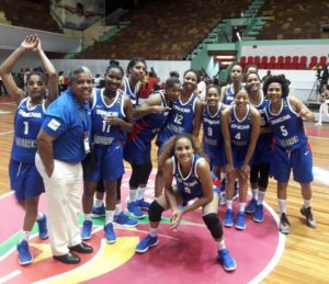 Selección Femenina RD propina paliza a Barbados en Campeonato de Baloncesto del Caribe