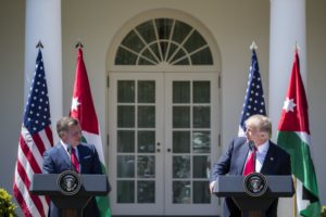 Trump recibirá al rey Abdalá II de Jordania el próximo lunes