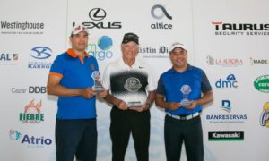 Julio Cross, Soimiro Fernández y José Beato ganadores del LEXUS Experience Tournament, evento celebrado simultáneamente a la sexta Parada del Golf Channel AM Tour RD.