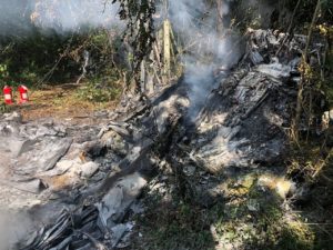 Dos muertos en accidente aéreo en a una milla del aeropuerto del Higüero