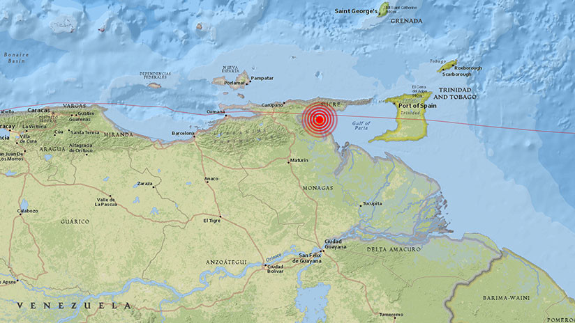 Se registra fuerte temblor de tierra en Venezuela