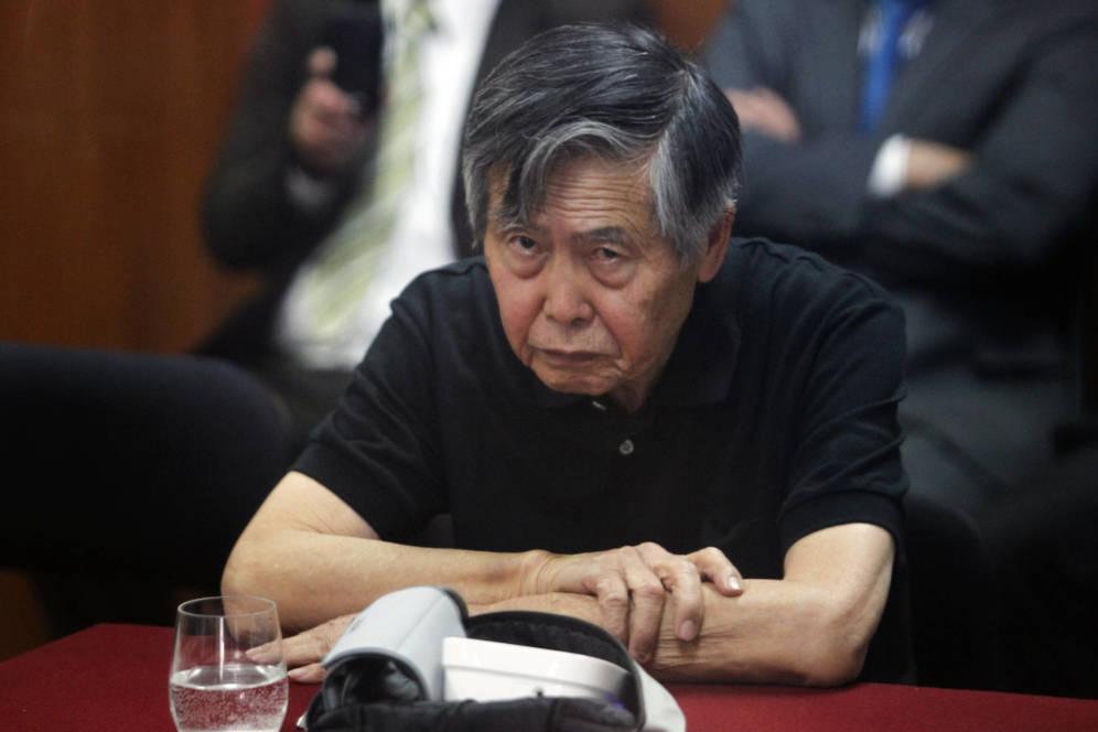 Internan nueva vez a Alberto Fujimori en clínica de Perú