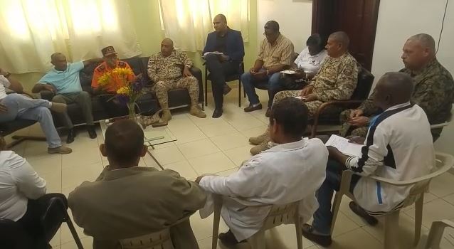 Autoridades se reúnen en Dajabón por el paso de tormenta Isaac por el Caribe