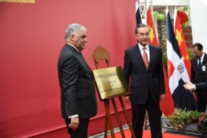 Inauguran embajada de China en RD con presencia de presidentes Hipólito y Leonel

