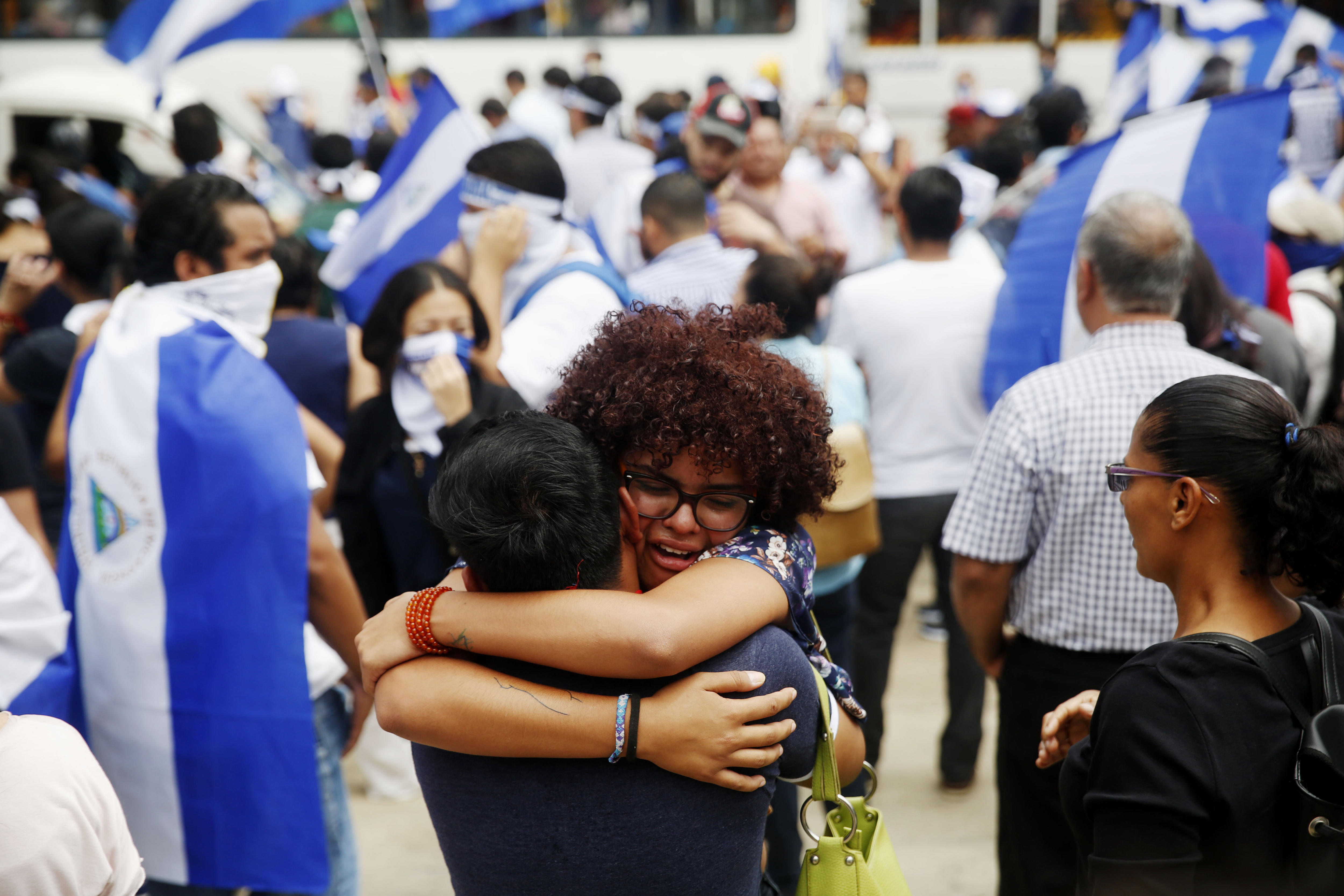 Declaran culpables a nueve estudiantes acusados de "terrorismo" en Nicaragua