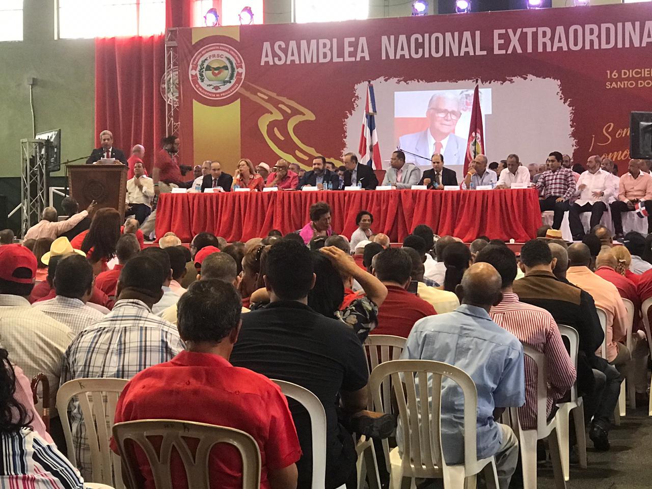PRSC realiza asamblea extraordinaria para adecuar sus estatutos a la nueva Ley de Partidos