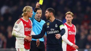 UEFA abre expediente a Sergio Ramos por amonestación