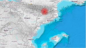 Sismo de magnitud 4,3  se registra en España