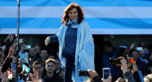 Cristina Fernández protagoniza su primer acto como candidata a la vicepresidencia 