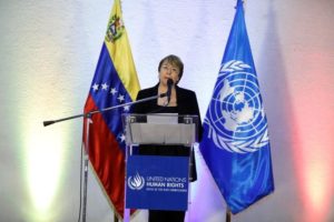 Michelle Bachelet deja instalada comisión de DDHH en Venezuela al finalizar su visita