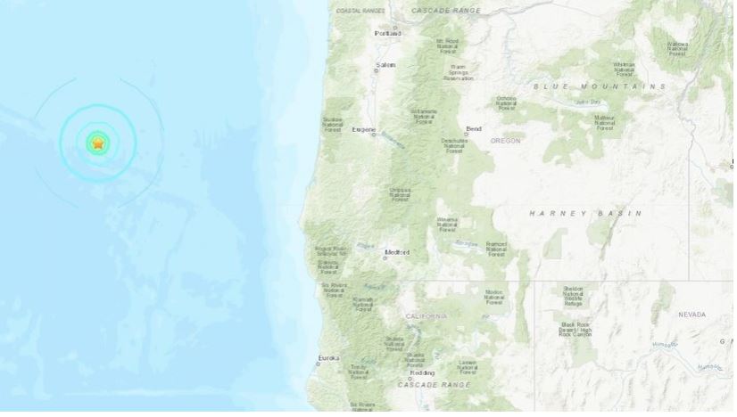 Cuatro sismos seguidos sacuden la costa de Oregón; no se ha declarado alerta de tsunami