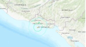 Sismo de magnitud 5.9 sacude la costa de El Salvador