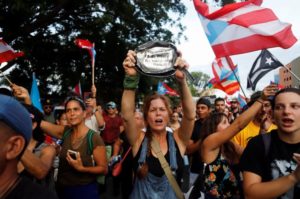 Protestan en Puerto Rico contra la posible sucesora de Rosselló, Wanda Vázquez