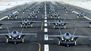 Cazas F-35A en la Base de la Fuerza Aérea de Hill, Utah, EE.UU., el 6 de enero de 2020
U.S. Air Force/R. Nial Bradshaw / Reuters