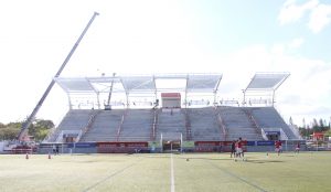 Techo en grada central: Cibao FC ampliando facilidades en su estadio para aficionados