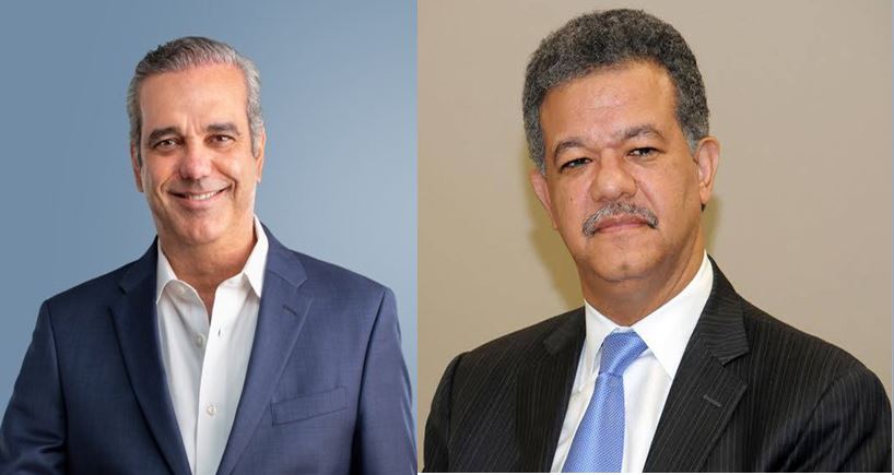 Luis Abinader y Leonel Fernández "caco a caco" con 38.9% y 38.2%, según encuesta
