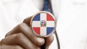 Stethoscope with national flag conceptual series - Dominican Republic