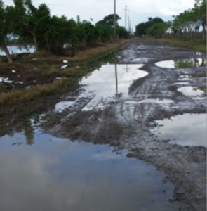 IMÁGENES | Piden intervención de carretera en comunidad Las Cabuyas, La Vega