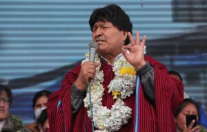 Fotografía de archivo del expresidente de Bolivia, Evo Morales. EFE/Martín Alipaz/Archivo