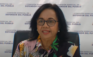 Altagracia Paulino, exdirectora de Pro Consumidor, se entrevista para la Defensoría del Pueblo