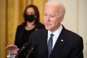 En la imagen el presidente de Estados Unidos, Joe Biden. EFE/MICHAEL REYNOLDS/
