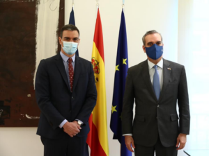 Abinader se reúne con el presidente Español Pedro Sánchez 