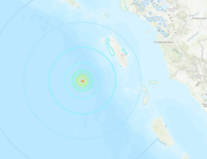 Un terremoto de magnitud 6,0 se registra frente a las costas de Indonesia