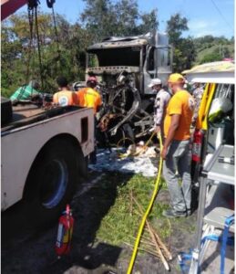 Identifican cuerpos de fallecidos durante accidente en carretera Puerto Plata-Imbert