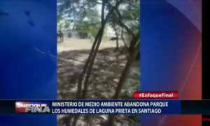 Denuncian Medio Ambiente abandona parque Los Humedales de Laguna Prieta en Santiago