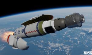 China lanza nave espacial tripulada para construcción de su estación espacial