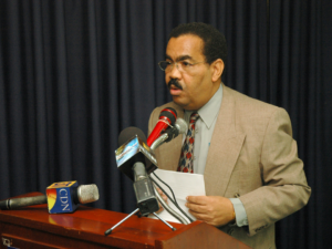 Expresidente del Colegio Dominicano de Periodistas (CDP), Oscar López Reyes